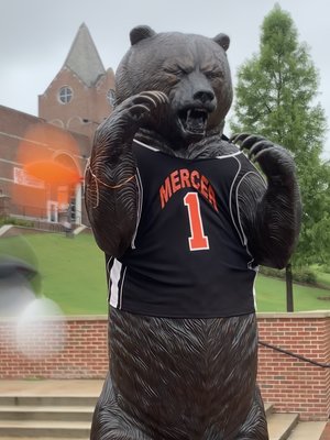 Photo of a University Mascot